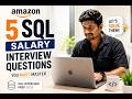 Watch me Solve 5 Amazon SQL Salary Interview Questions You MUST Master | SQL Interview Prep 2026 |