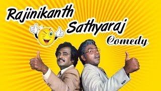 Rajinikanth And Sathyaraj Comedy | Mr Bharath Tamil Full Movie Comedy Scenes | Goundamani | Ambika
