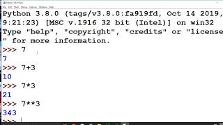 GAVPSK, E-CLASSES Python Basic Interactive Mode Class XI. Basic operation