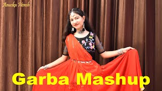 Garba Mashup | Navratri Special | Garba Song Dance | Easy dance Steps | Anuska Hensh