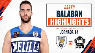 HIGHLIGHTS | Darko Balaban vs Retabet Bilbao Basket (ORO 18/19 - J14)