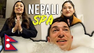 THIS IS WHAT HAPPENS in a Nepali Spa 🇳🇵