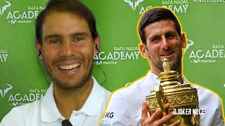 Rafael Nadal "Djokovic is best positioned to win most Grand Slams" - 2021 (HD)