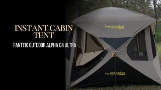 First look and setup | Fanttik Outdoors Alpha C4 Ultra Instant Cabin Tent #ad