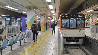 阪神電車　大阪梅田駅　2020/11②（4K UHD 60fps）