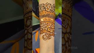Beautiful Floral Bridal Henna ❤️ #bridalmehndi