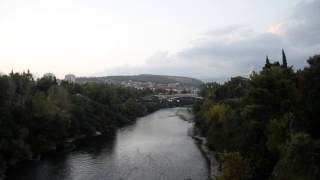 アキーラさん訪問①モンテネグロ・ポドゴリツァ市街地外れの川！River,Podgorica,Montenegro