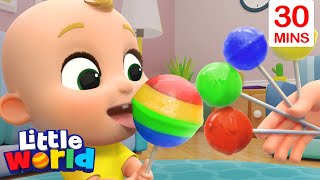 Lollipop Song With Nina And Nico  More Kids Songs And Nursery Rhymes By Little World