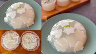 ৩টি উপকরনে প্রাণ জুড়ানো ডাবের পুডিং | Daber Pudding | ডাবের পুডিং রেসিপি | Coconut Pudding Recipe