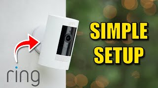 How to install RING Stick up Cam Battery 3rd Generation | easy setup