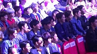 160409 Top Chinese Music Awards EXO - downstage moving \u0026 not moving