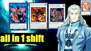 (YGOPRO) fabulous!! Ultimate God deck,Duel Link Dragon, the Duel Dragon