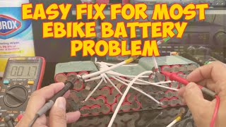 HOW TO REPAIR / TROUBLE SHOOT EBIKE BATTERY | EASY FIX