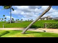 4k ko olina resort beach lagoons in oahu hawaii scenic walking tour 🎧 binaural audio