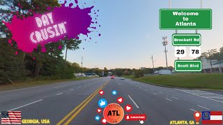 Atlanta-Brockett Rd/Decatur #atl #atlanta #dashcam #blog #travel #georgia #fyp #views #city #drone