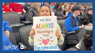 Wayne County children get to meet hometown hero Desmond Bane