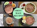 4 BEST RAGI RECIPES |  RAGI BREAKFAST RECIPES FOR DIABETES