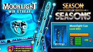 🌕 Moonlight Win Streak ! 🌟 Brand New Cue + Evolving Moonlight Cue Free❗🔥 Level MAX❗