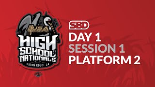 2024 USAPL High School Nationals - Day 1 - Session 1 - Platform 2