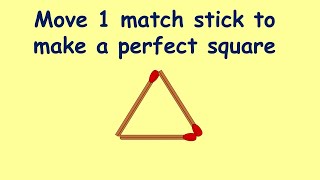 Match stick puzzle | Puzzles with Answer | Feed Brain with Prema