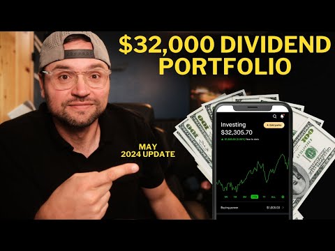 How much money does a 32,000 dividend portfolio make? May 2024 update