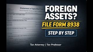 Form 8938 Explained (FATCA Rules + Step-by-Step Example)