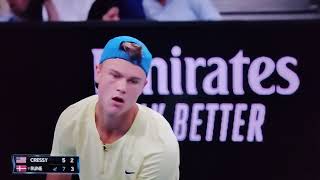 Holger Rune vs Cressy - Open Australia 2023