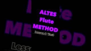 [도도한 플룻 교실] Altes Flute Method Lesson 2  Var3 (알테플루트 교본 1권 레슨2 변주곡3)