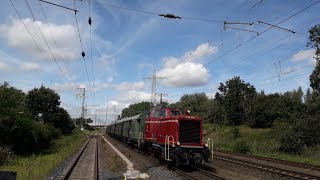 V65 001 Dieselt zum Bierbrunnenfest nach Lübbecke 13.08.2023 (HD)