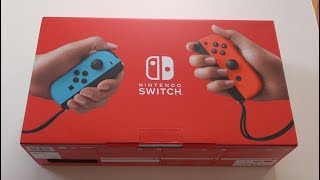 New Nintendo Switch Gaming System 2019 Unboxing