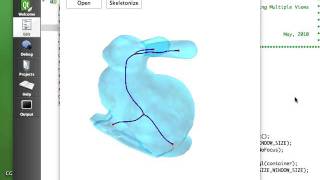 Mesh skeletonization DEMO