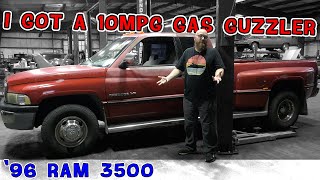 Why did the CAR WIZARD get a gas guzzling '96 RAM 3500 with 10mpg? And how is re