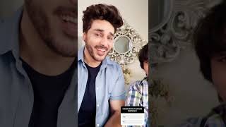 Ahsan khan with shahzain #ahsankhan #hereandthere #short