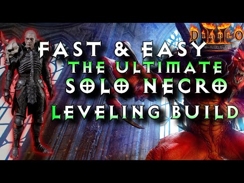 THE BEST NECRO Spec for SOLO leveling! Super Cheap Easy to Play Diablo 2 Resurrected Ladder D2R