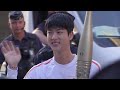 BTS' JIN CARRIES OLYMPIC TORCH...ARMY RALLY