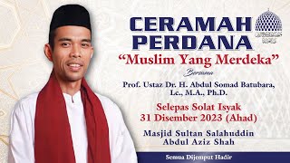 LIVE MALAYSIA | "MUSLIM YANG MERDEKA" | MASJID SULTAN SALAHUDDIN ABDUL SYAH