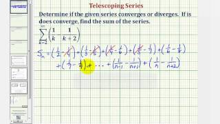 Ex 1: Telescoping Series (Convergent)