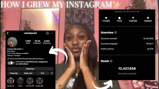How to grow your instagram |  How to gain instagram followers 🩵