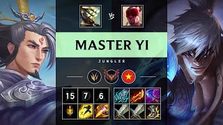 Master Yi Jungle vs Lee Sin: Triple Kill, Rampage - VN Grandmaster Patch 14.24