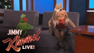 Kermit the Frog & Miss Piggy on Jimmy Kimmel Live