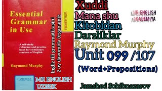 UNIT  #99/107. (Word+prepositions) |  #Essential_grammar_in_use | #Raymond Murphy