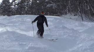 高畑スキー場　レッドコース　コブ　2021年 1月3日　 3    Takahata Ski Resort Japan  Bumps 高畑滑雪胜地 日本