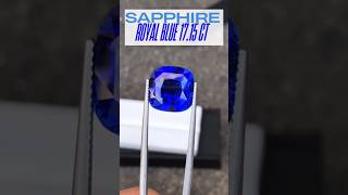 Stunning 17.15 Carat Royal Blue Sapphire – A True Gem of Luxury #gemstone #sapphire