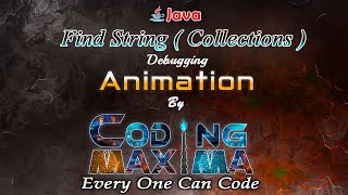 Find String using Array List in Collections | 1080P HD | core java | java | Coding Maxima