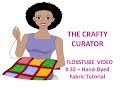 FLOSSTUBE VIDEO #32 - Hand-Dyed Fabric Tutorial- SO EASY!!