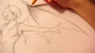 Drawing a wing: Demon/Bat/Devil wings