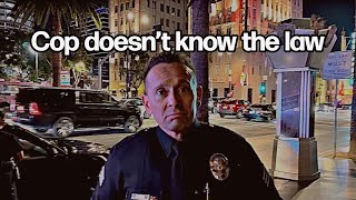 SERGEANT DOES NOT KNOW THE LAW: LAPD Cop Doesn’t Know Correct Tint Laws