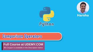 #07 Comparison Operators | Python Tutorial for Beginners