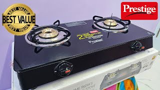 Prestige IRIS Gas Stove - Prestige IRIS LPG Glass-Top 2 Burner Gas Stove Unboxing \u0026 Review