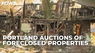 City of Portland auctions off half dozen foreclosed properties